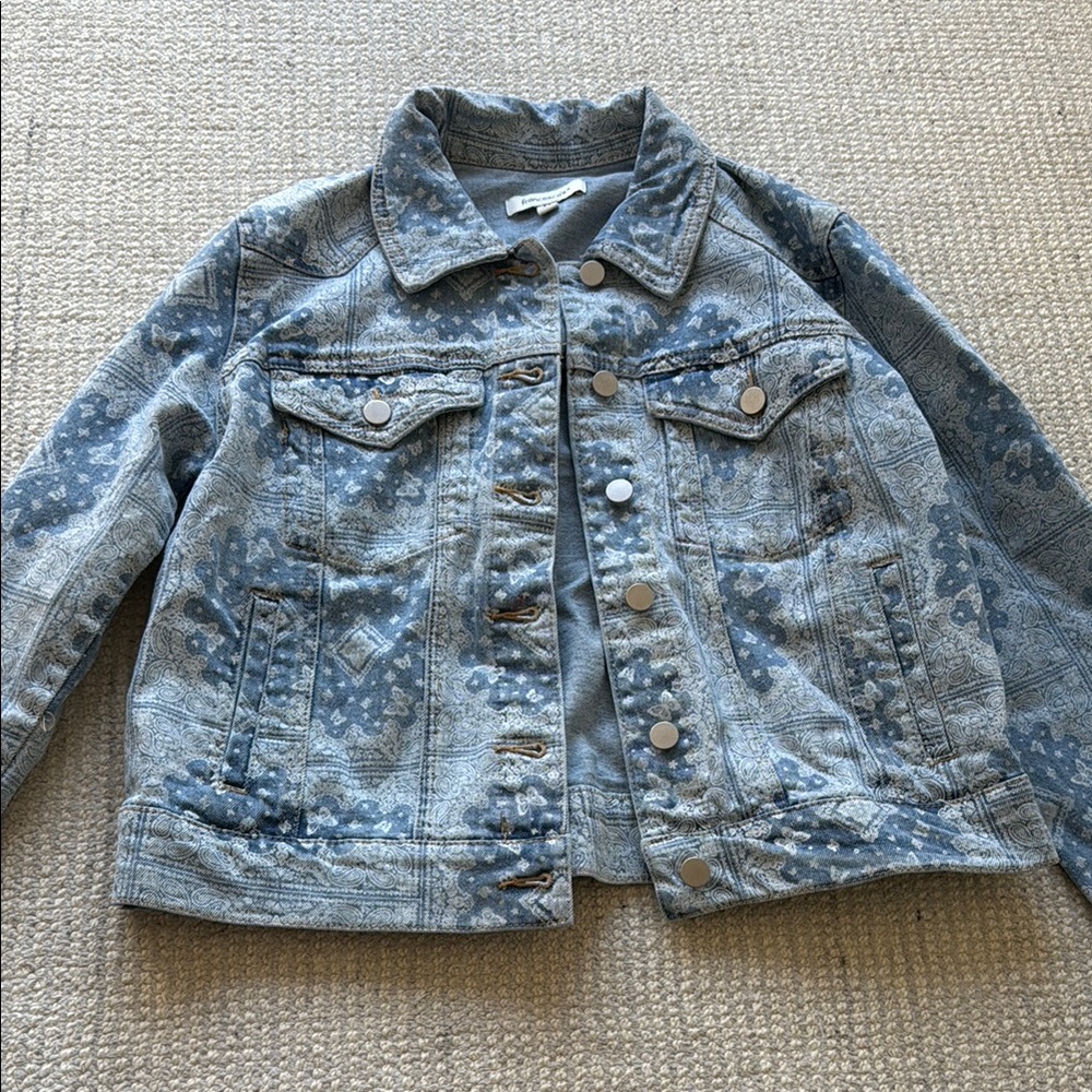 Denim Jacket with Pattern - Picture 5 of 5